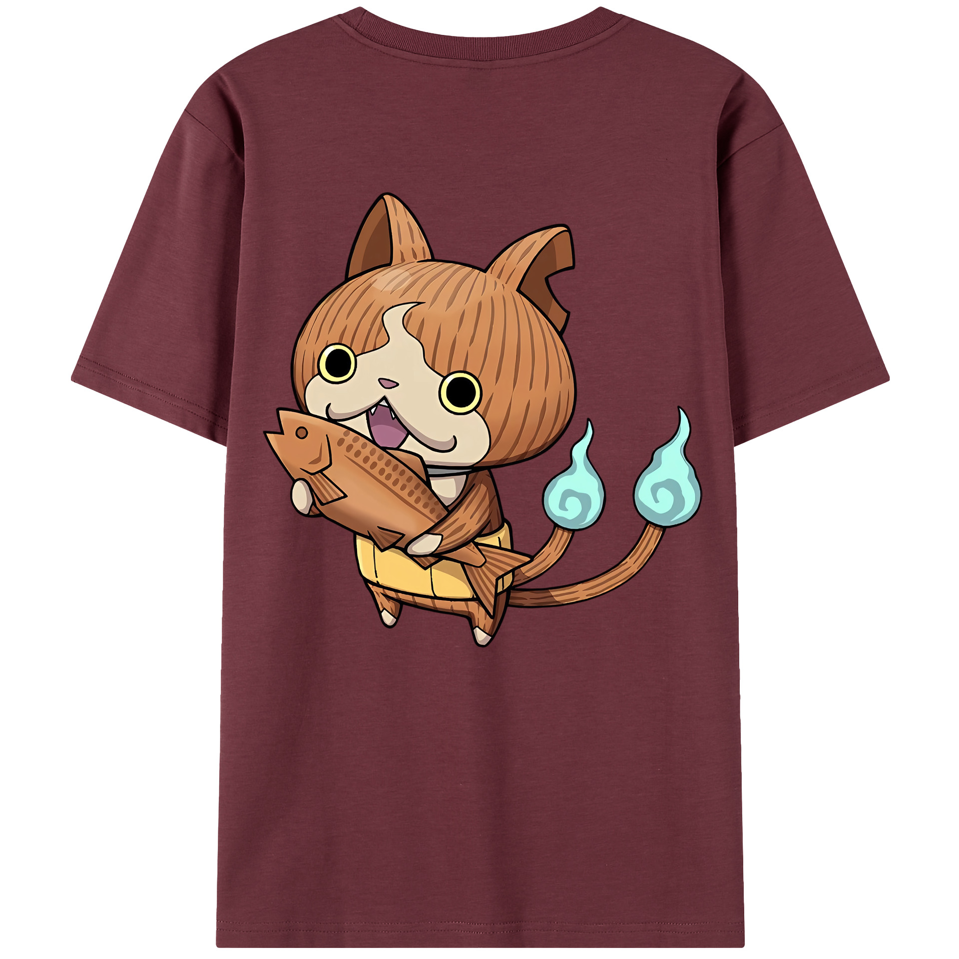 （画像用） 妖怪ウォッチ Yo-kai Watch 綿100％半袖Tシャツ（背面プリント）